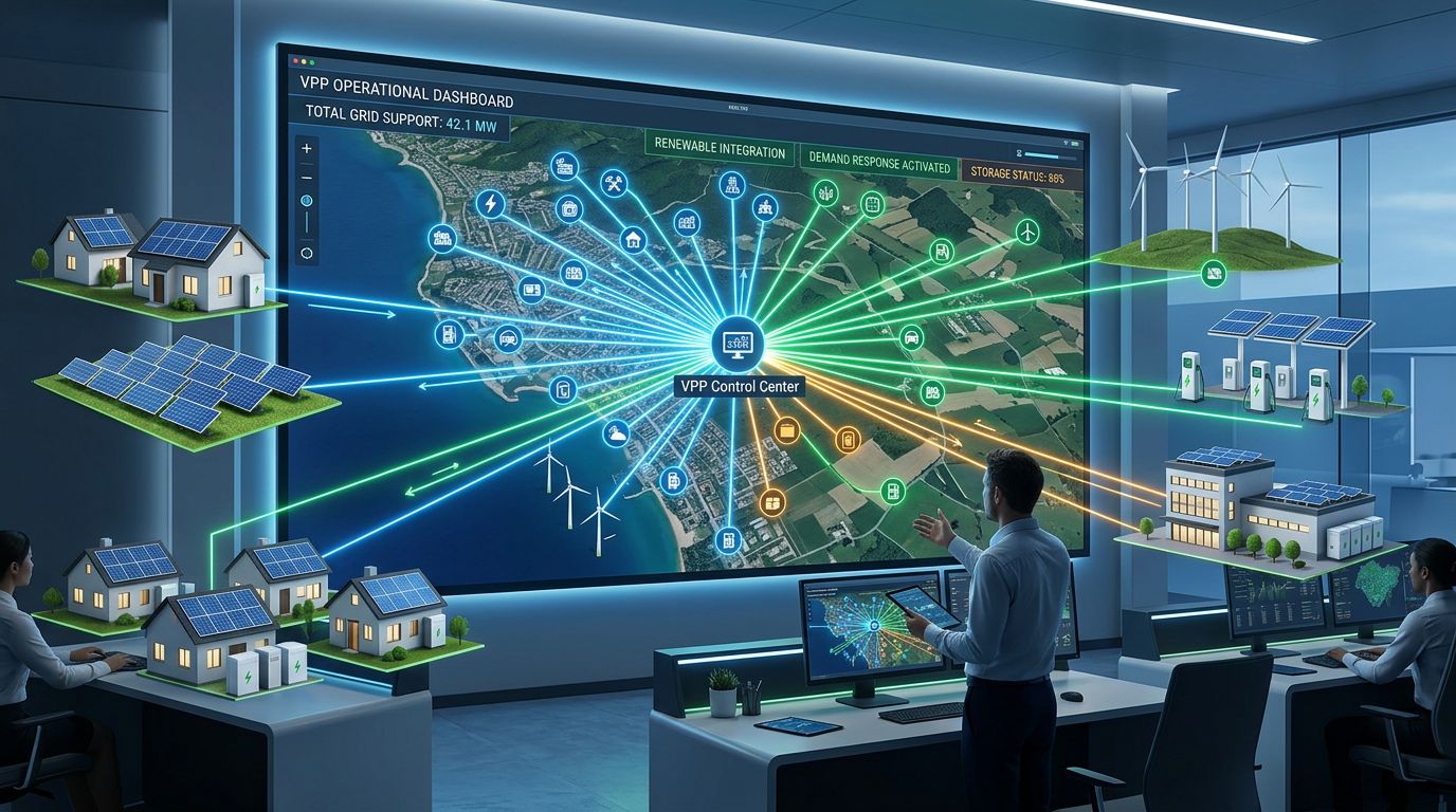 Explained: Virtual Power Plants (VPPs)—Connecting Solar, Storage and Smart Loads into One Intelligent Power Plant