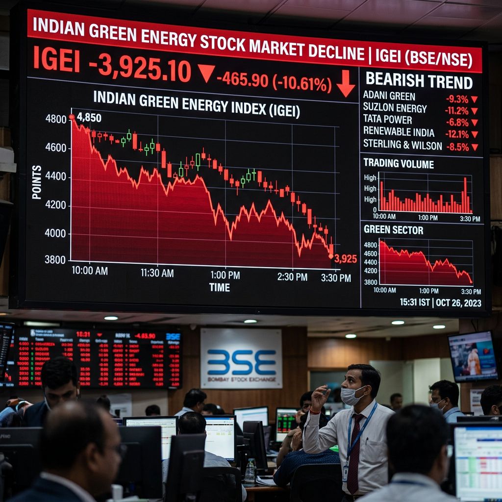 Indian Green Energy Stocks See Mixed Trading As IEX Gains And Renewable Majors Decline (28 July 2026)