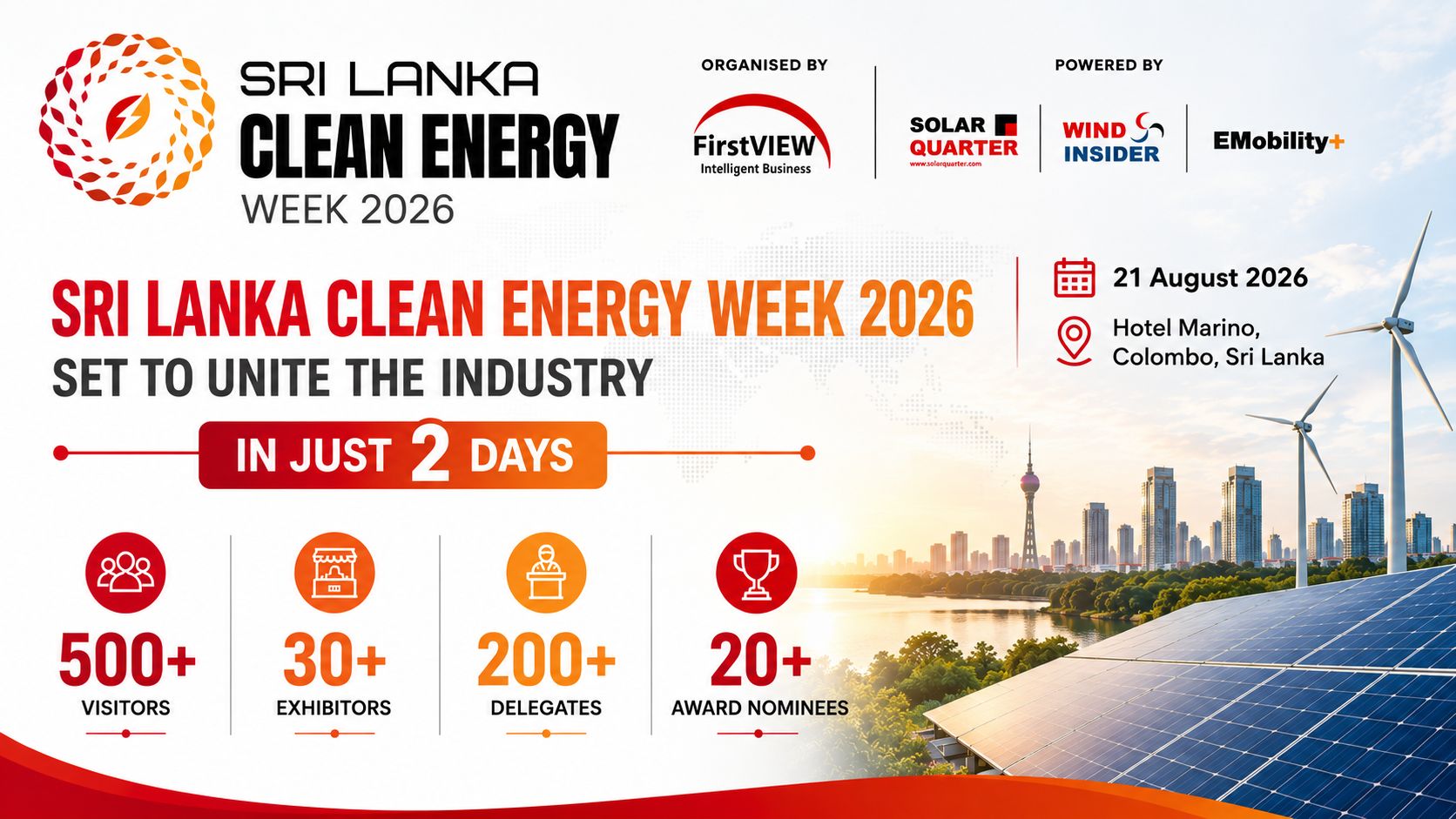 Sri Lanka Clean Energy Week 2026 Set to Unite the Industry in Just 2 Days