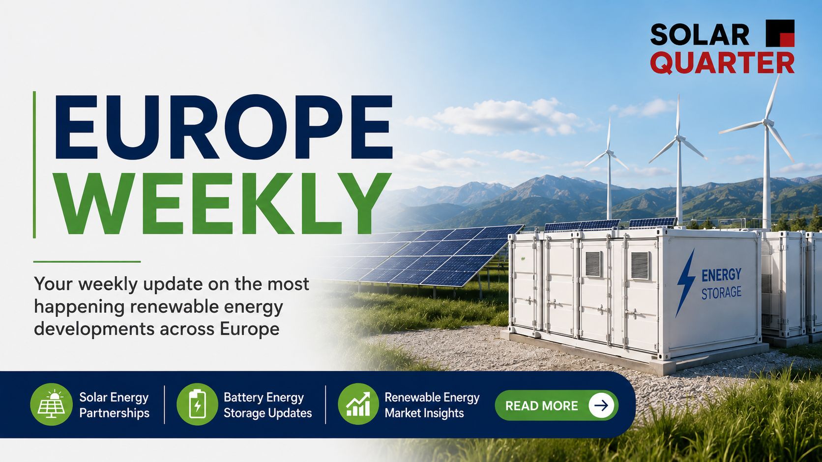 Europe Weekly: Real Madrid x Elite Solar; Hopewind Grid Approval; RWE 236 MW BESS; Zelestra Community Fund; Sungrow 70 MW BESS; BELECTRIC UK CEO; RWE Raises Outlook and More…