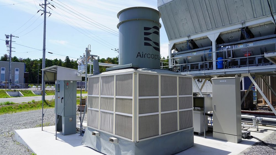 Aircapture and NGK test ceramic DAC system in Japan