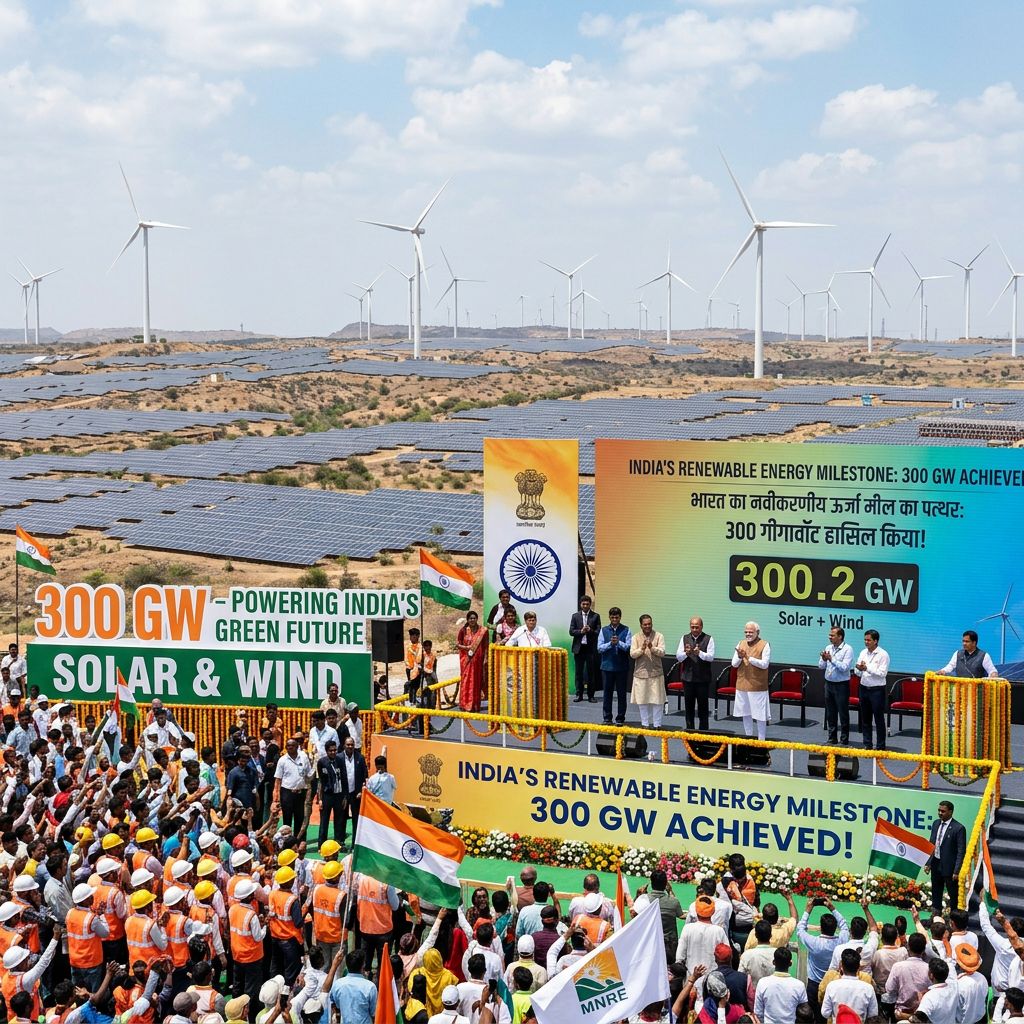 India Crosses 300 GW Non-Fossil Fuel Capacity, Surpasses 60% Of 2030 Target