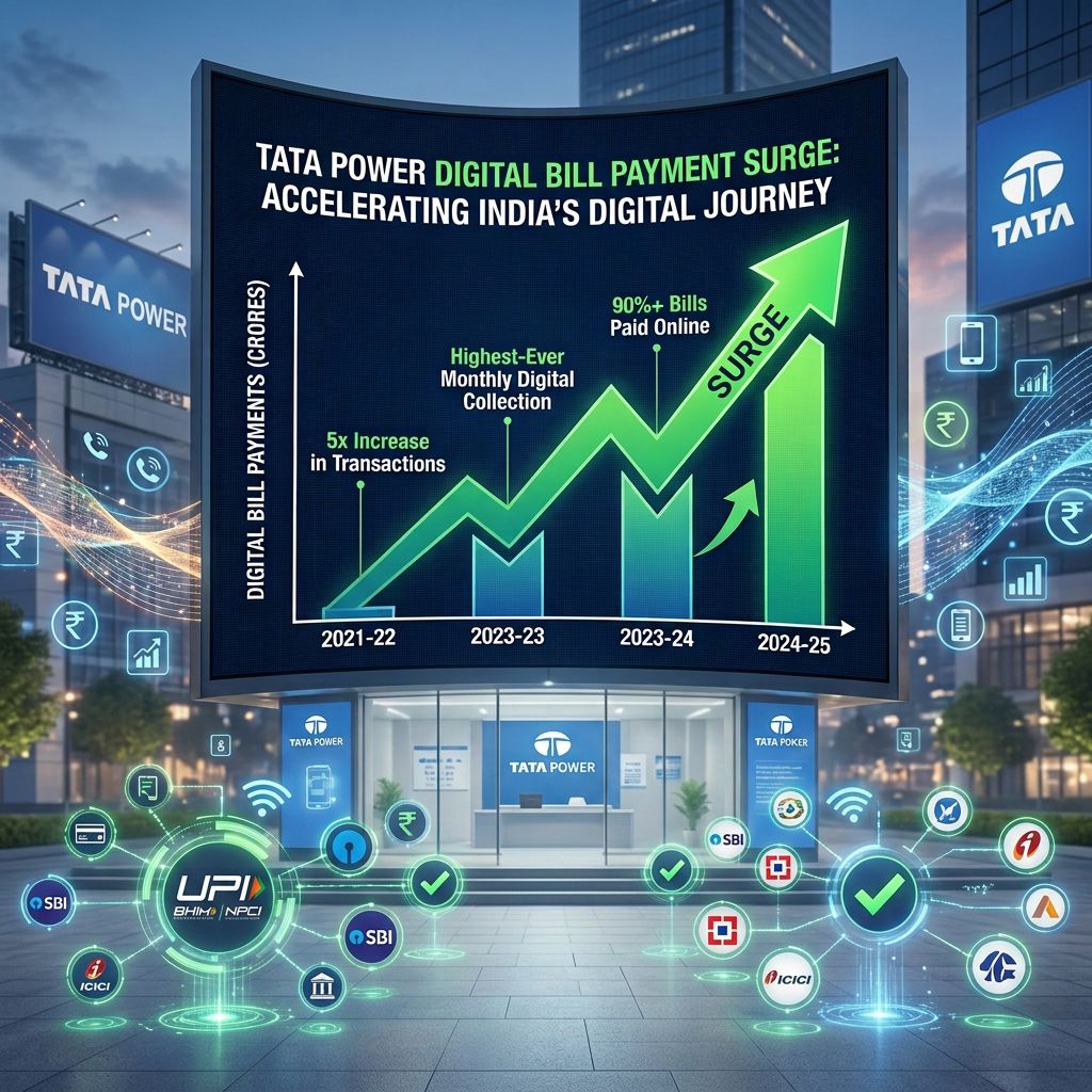 Tata Power-DDL Sees 93% Digital Bill Payments As Self-Service Adoption Surges