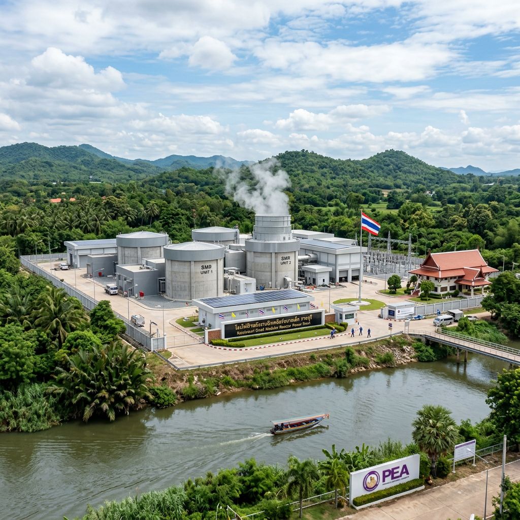 Thailand Plans 9 GW Of Small Modular Reactor Capacity By 2050