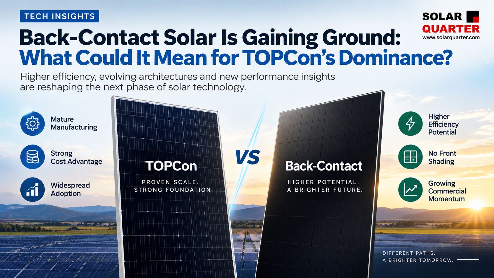 Back-Contact Solar Is Gaining Ground: What Could It Mean for TOPCon’s Dominance?