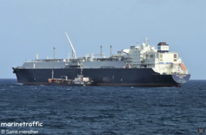 Qatar and UAE LNG cargoes transferred ship-to-ship outside Hormuz