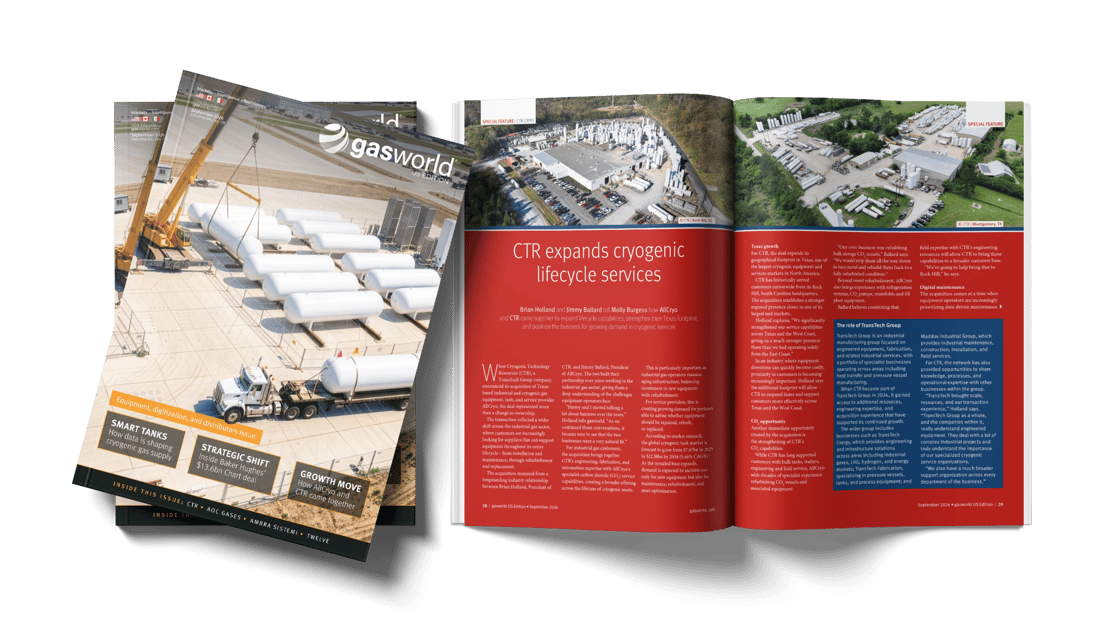 gasworld US – September 2026 – Equipment, digitization and distributors issue