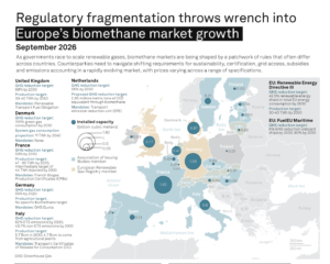 Europe biomethane players embracing demand-side compliance