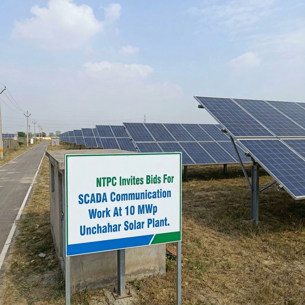 NTPC Invites Bids For SCADA Communication Work At 10 MWp Unchahar Solar Plant