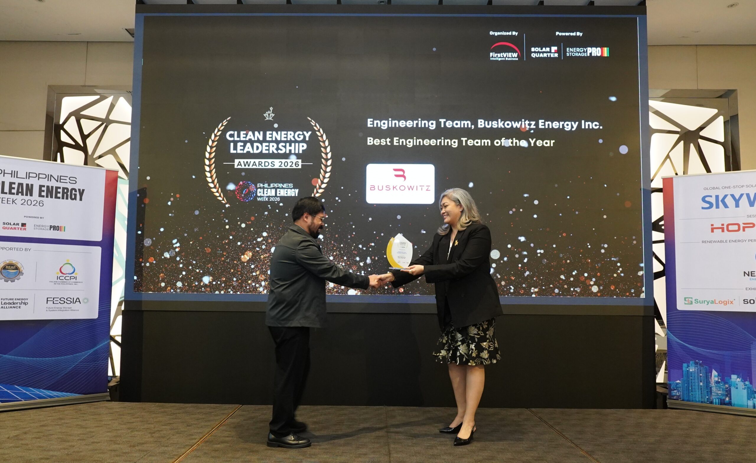 Buskowitz Energy Wins Best Engineering Team of the Year at the Philippines Clean Energy Leadership Awards 2026  