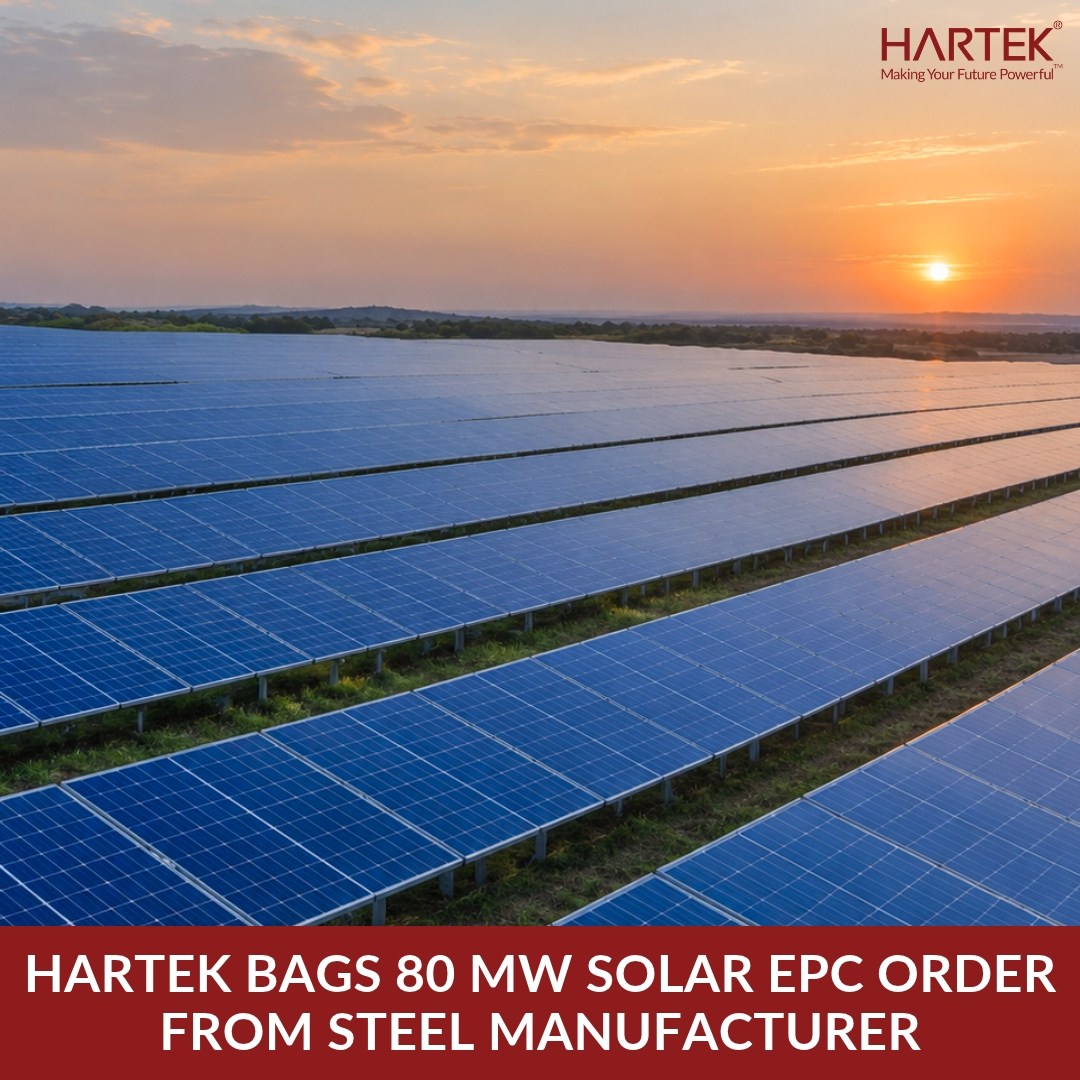 Hartek Power Secures INR 200 Crore Contract for 80 MW Solar EPC Project in Uttar Pradesh