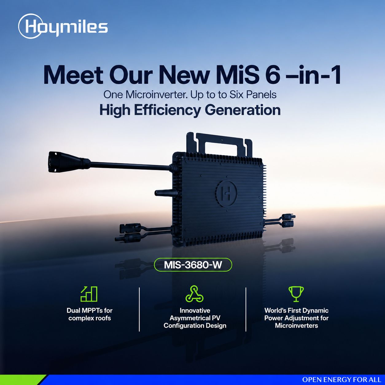 Hoymiles Launches MiS 6-in-1 Microinverter in India: One Unit, Up to Six Panels, Built for Indian Rooftops