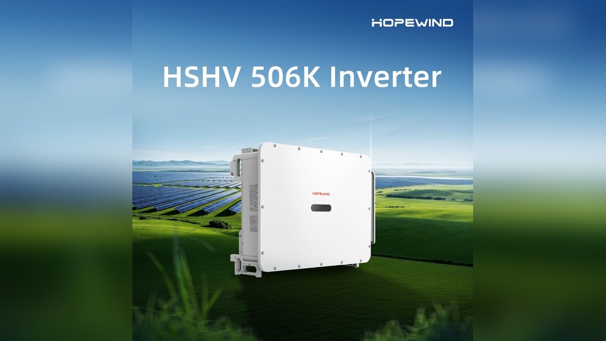 Hopewind to Introduce 506 kW Utility-Scale String Inverter to the Indian Market at REI Expo 2026