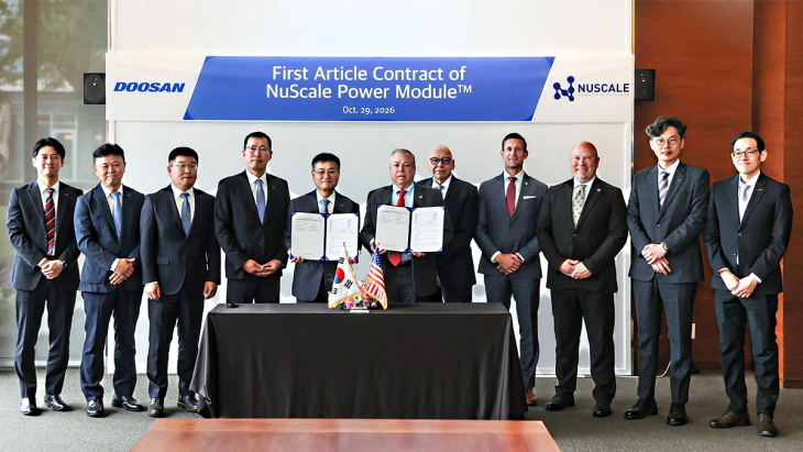 Doosan to manufacture upper reactor vessel for NuScale SMR
