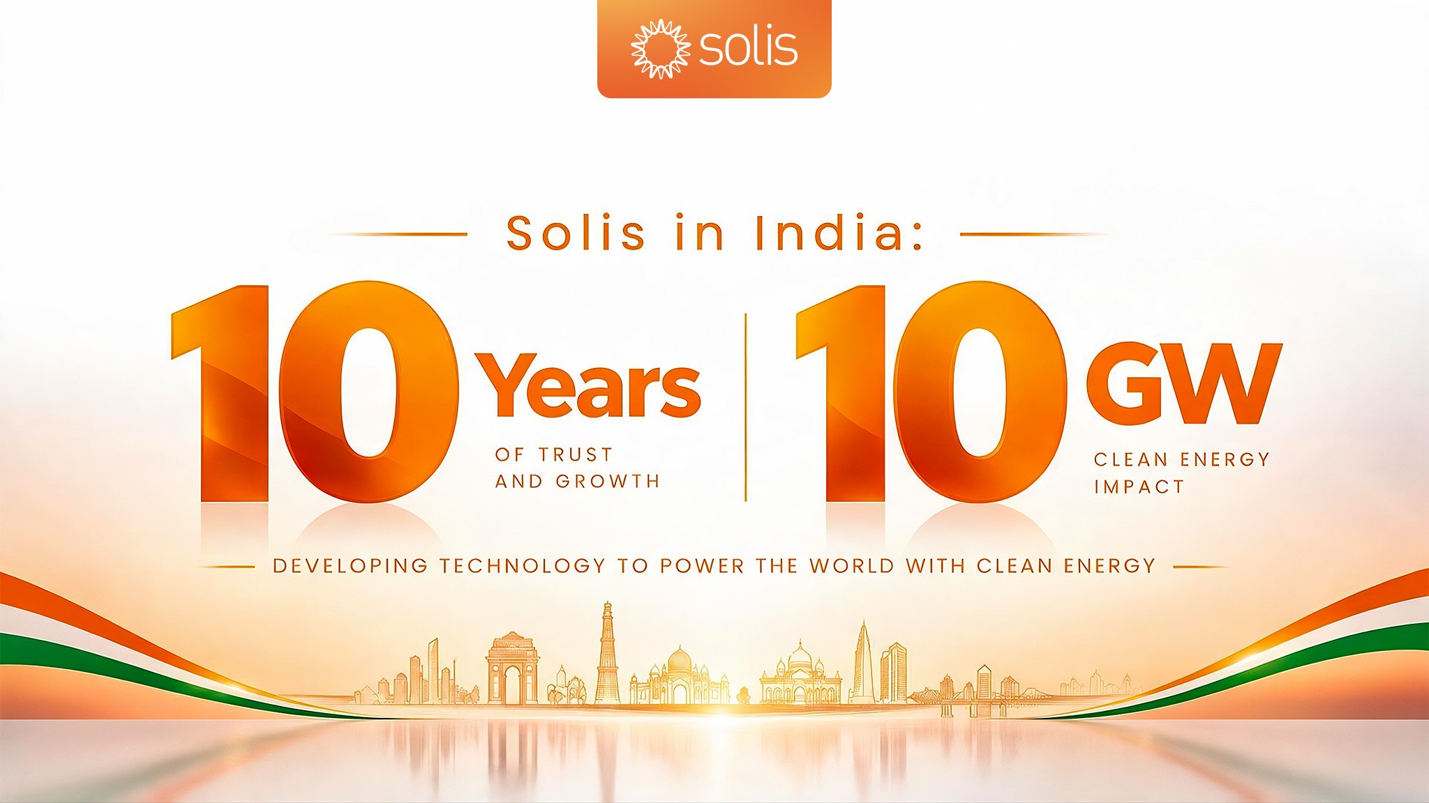 Solis Marks 10 Years and 10 GW in India, Strengthens Focus on Solar and Energy Storage