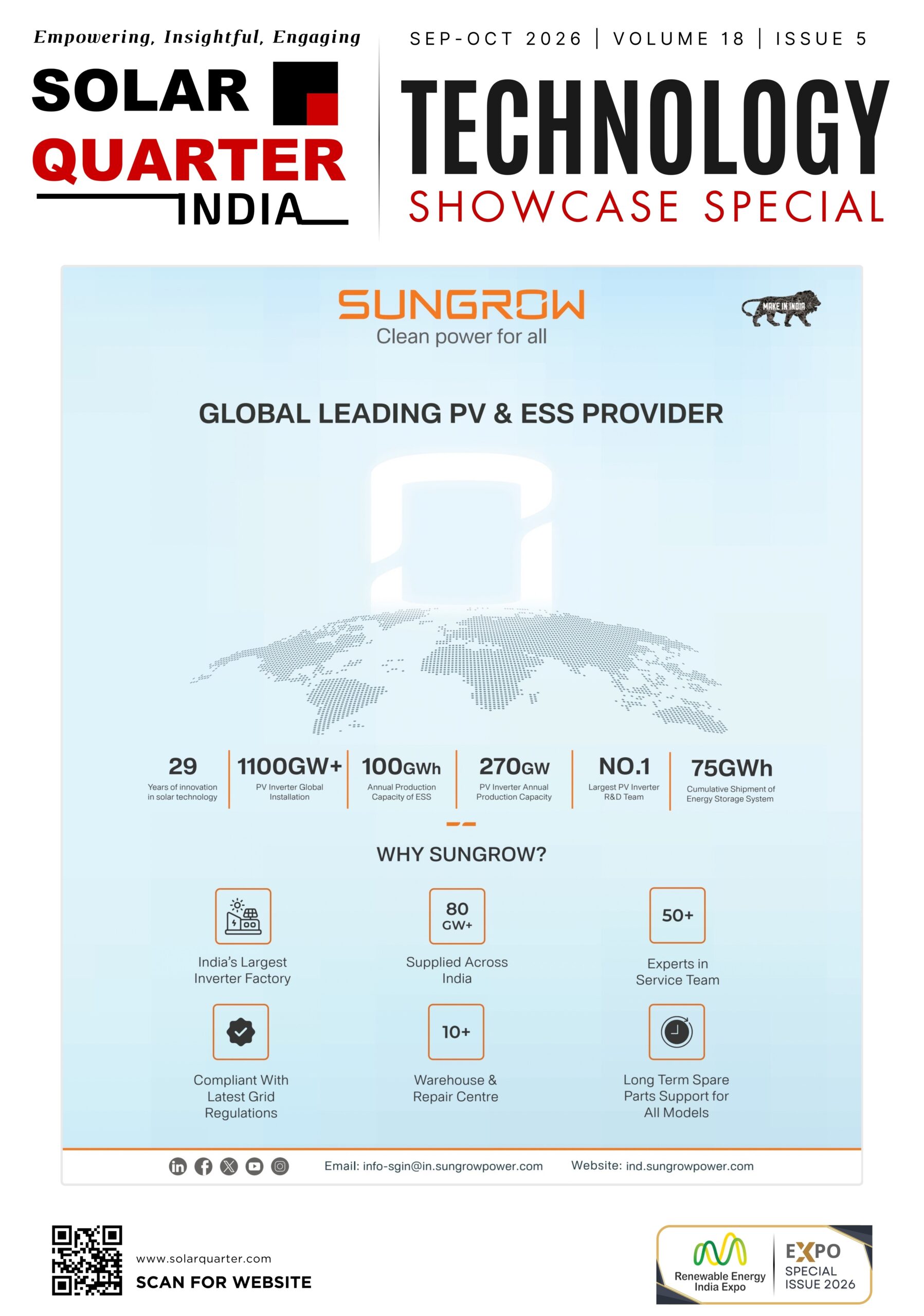 SolarQuarter India: Technology Showcase Special | REI 2026 Issue