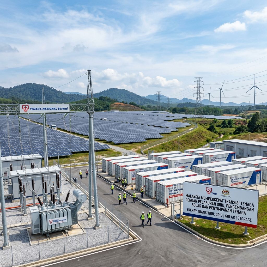 Malaysia Accelerates Energy Transition With Grid Investments, Solar Expansion, And Energy Storage
