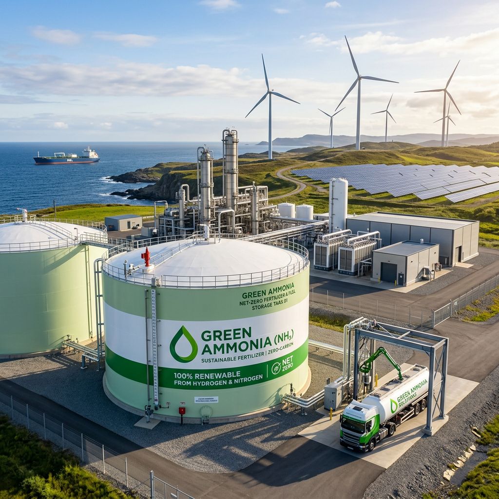 ADB And Japan Finance 1.1 Million Tonne Green Ammonia Plant In India Under ACCEL