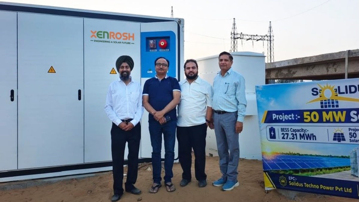 Solidus Techno Power Integrates 27.31 MWh BESS With 50 MW Solar Project For SBF Ispat